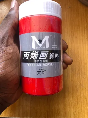 300ml Acrylic red